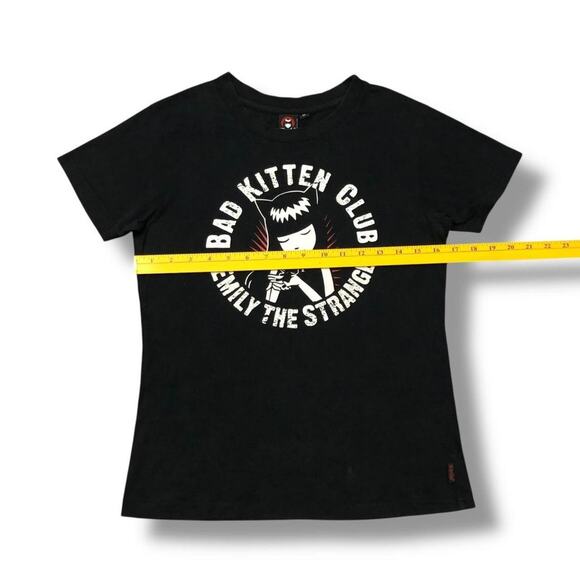 Emily The Strange Bad Kitten Club Top - Picture 4 of 5